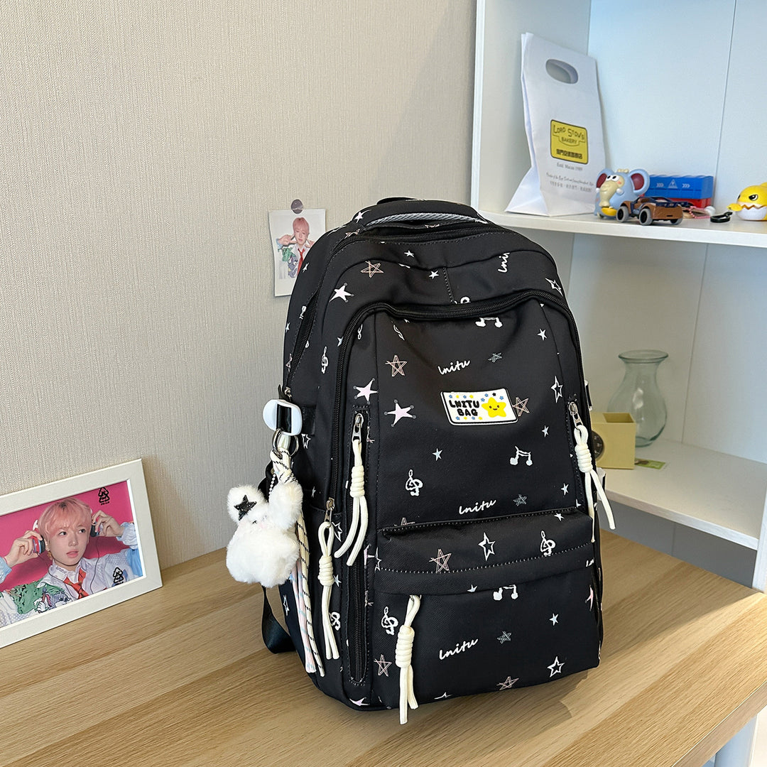 Playful Polka Dot School Backpack Kalsten