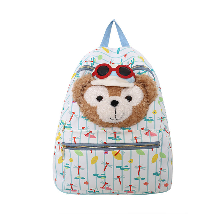 Playful Plush Animal Backpack
