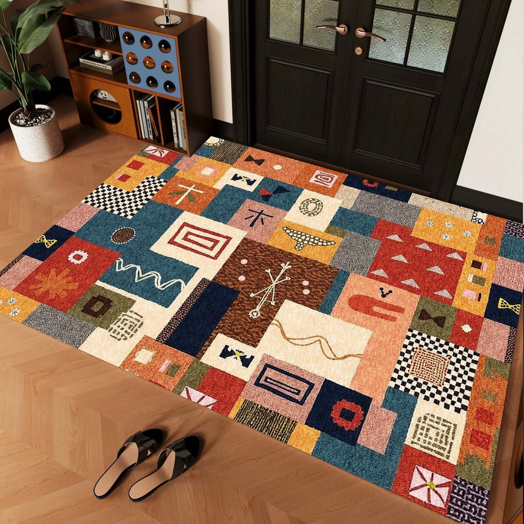 Geometric Pattern Area Rug