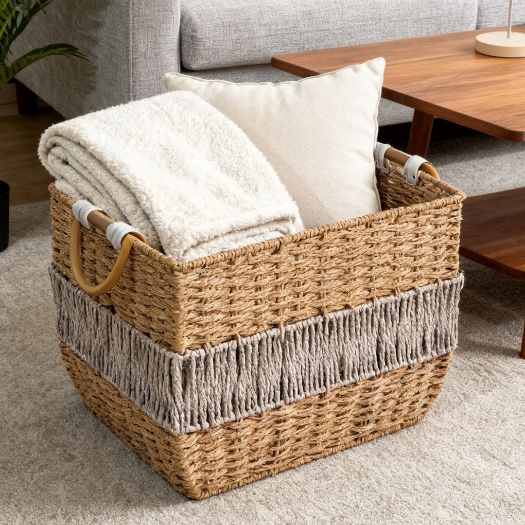 Natural meadows storage basket Kalsten