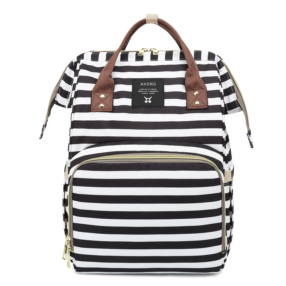 Stylish Striped Backpack Kalsten