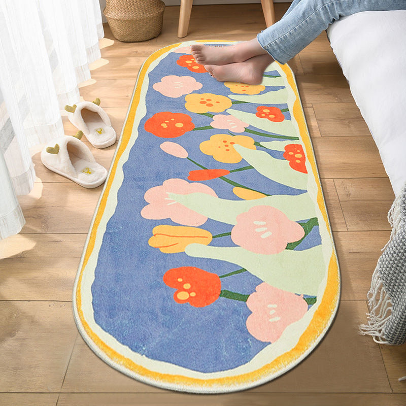 Floral-Themed Bath Area Mat