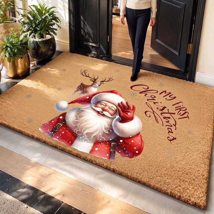 Christmas-Themed Welcome Mat Kalsten