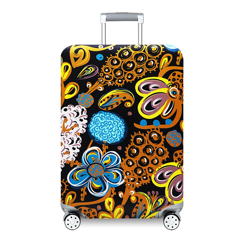 Women's Travel Suitcase with Colorful Floral Design Kalsten