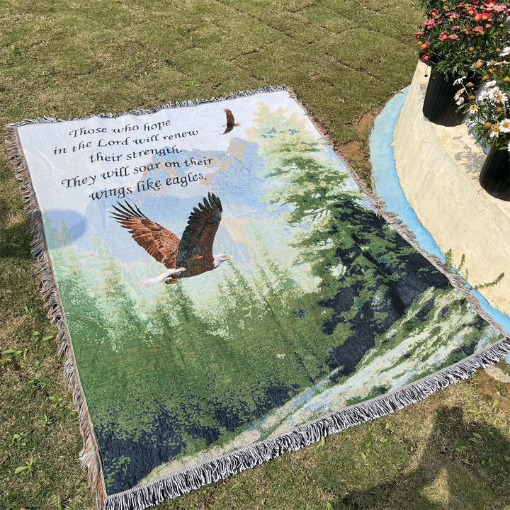 Inspirational Tapestry Throw Blanket