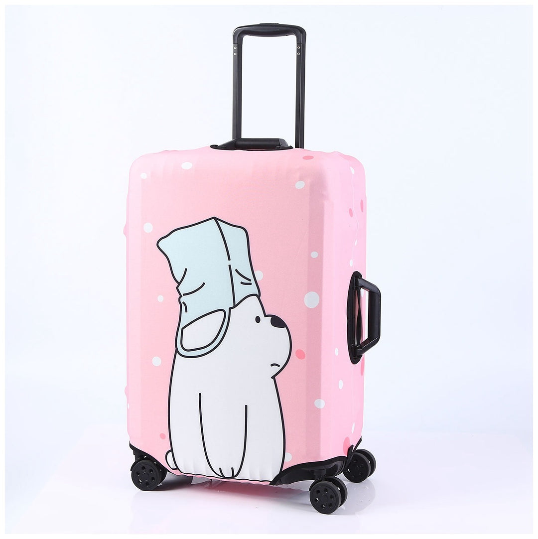Tropical Leaf Print Hard Shell Luggage Kalsten