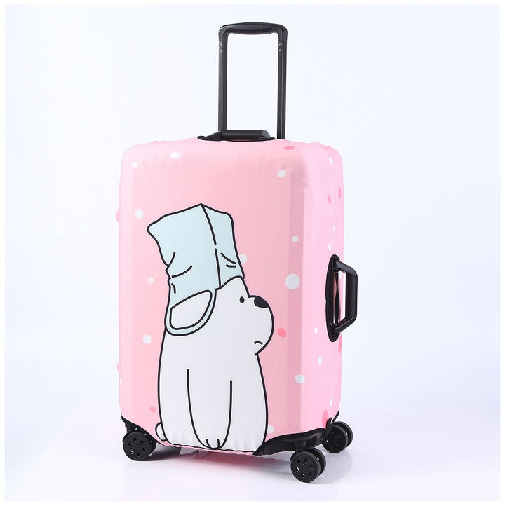 Tropical Leaf Print Hard Shell Luggage Kalsten