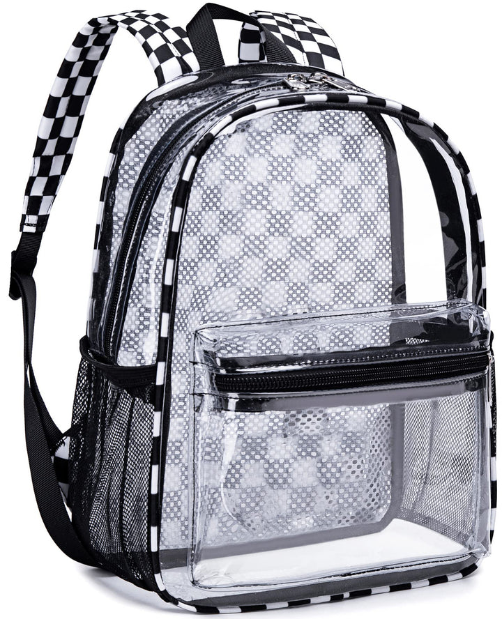 Unisex Transparent School Backpack Kalsten
