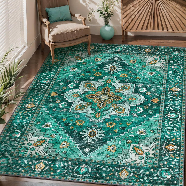 Floral Pattern Area Rug
