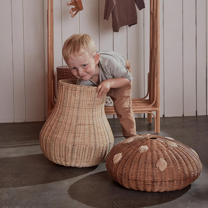 Playful basket in mushroom design Kalsten