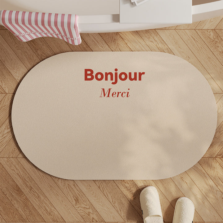 Inspirational Quote Bath Mat