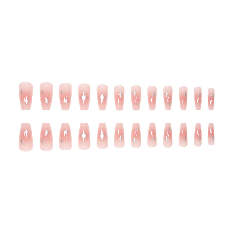 Long Starry Stiletto Press-On Nails Kalsten