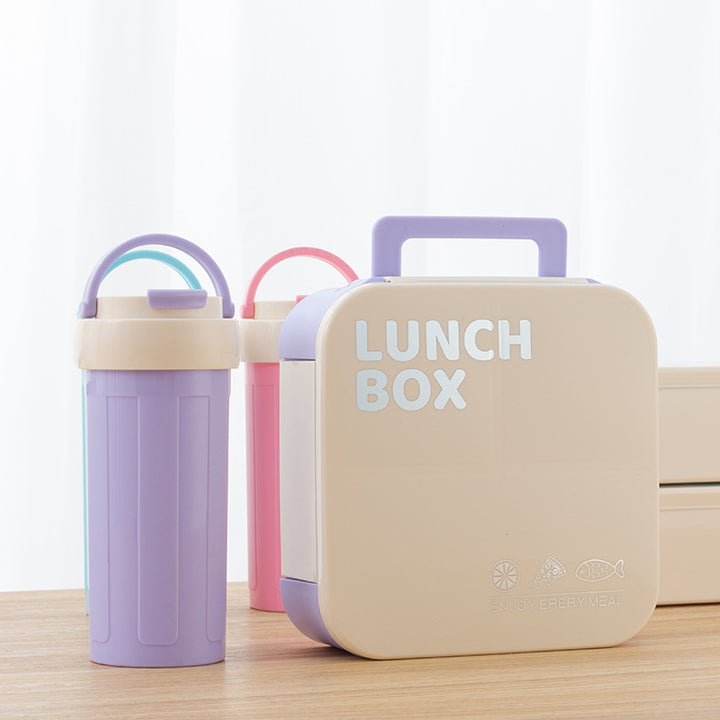 Insulated Lunch Box Set with Water Bottle