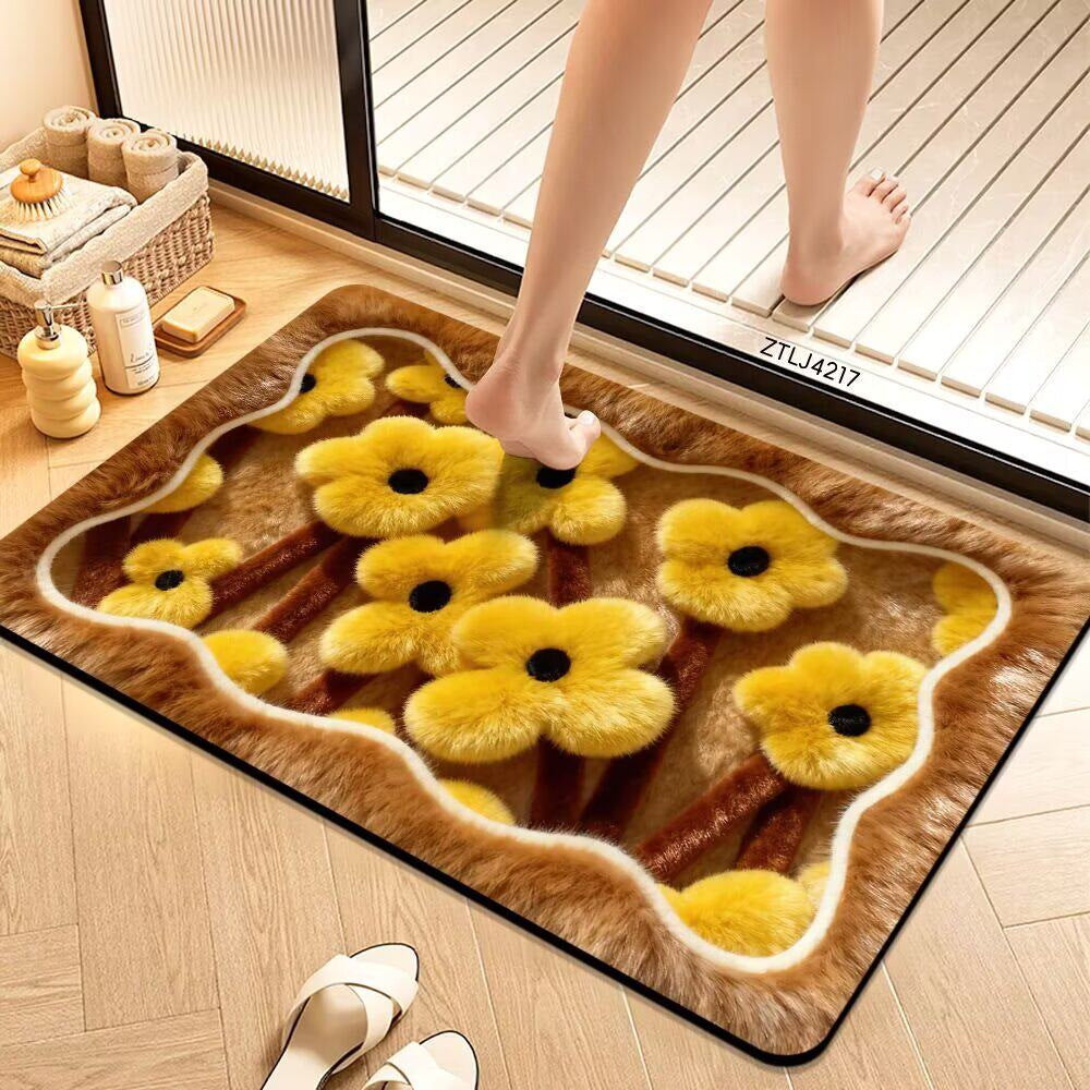 Decorative Bath Mat Kalsten