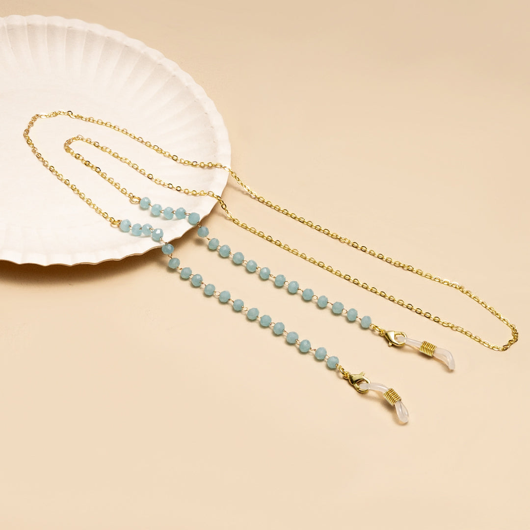 Decorative Stone-Accented Eyewear Chain Kalsten