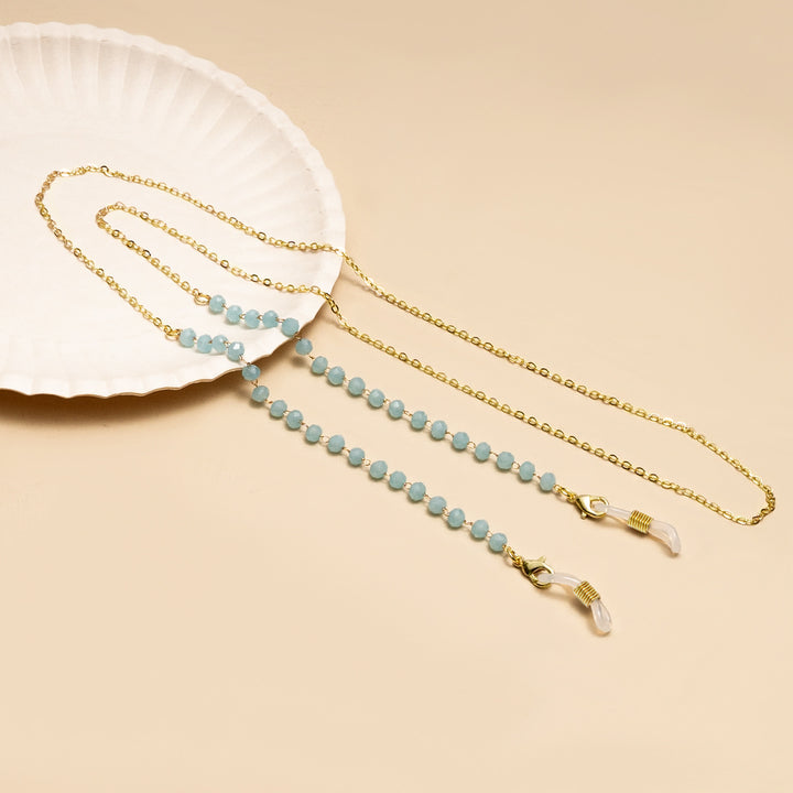 Decorative Stone-Accented Eyewear Chain Kalsten