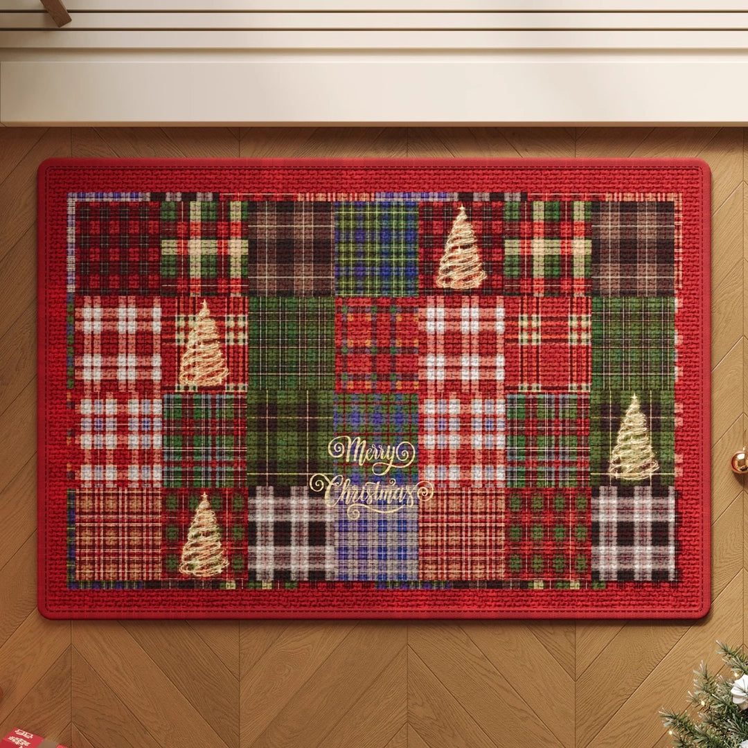 Festive Gingerbread Holiday Doormat Kalsten
