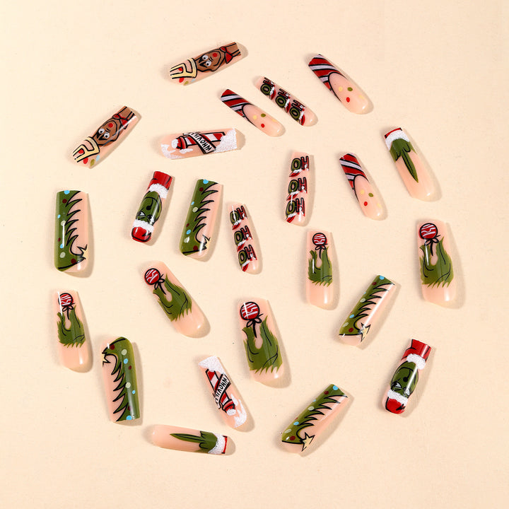 Christmas-Themed 3D Nail Art Set Kalsten