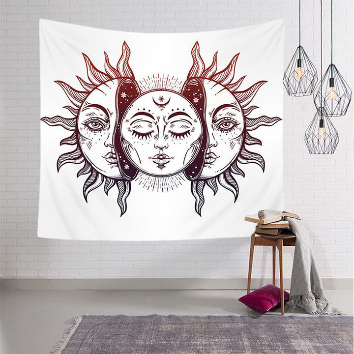 Owl-Inspired Artistic Wall Tapestry