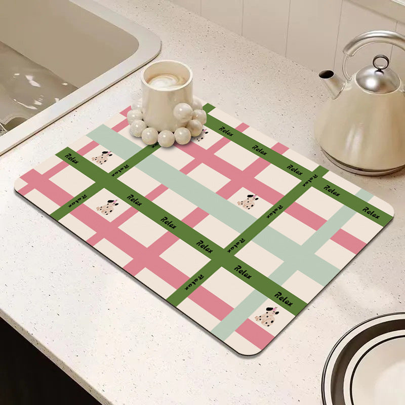 Cute Cartoon Food-Themed Kitchen Mat Kalsten