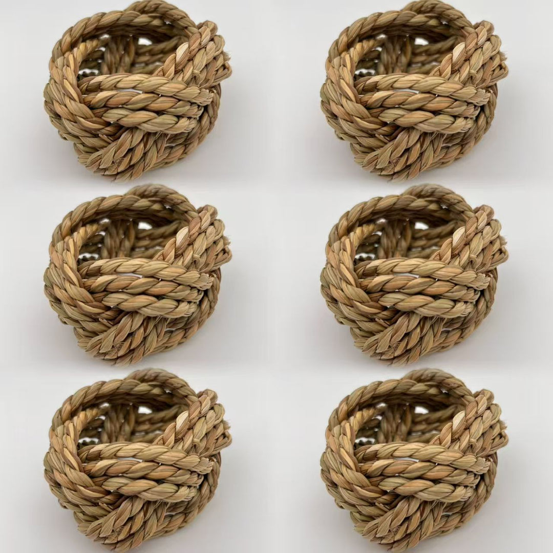Handcrafted natural fiber storage basket Kalsten