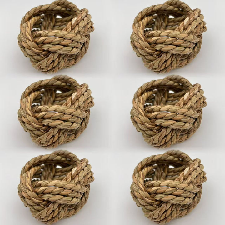 Handcrafted natural fiber storage basket Kalsten
