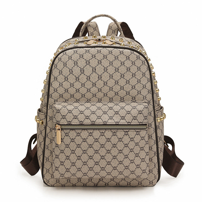 Trendy Spiked Backpack