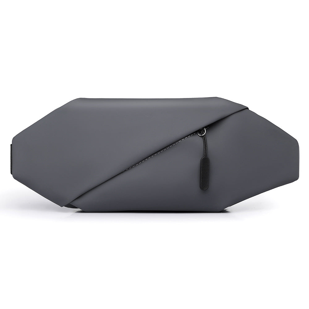 Modern Structured Leather Sling Bag Kalsten