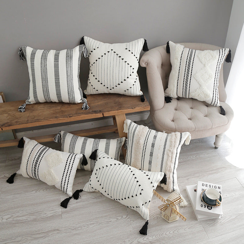 Structured Bohemian Throw Pillow