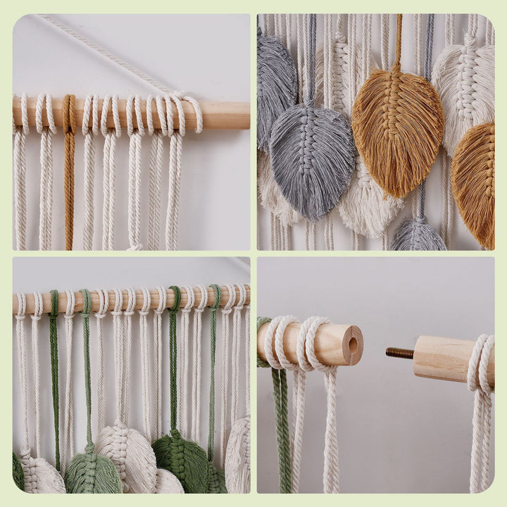 Woven Leaf Wall Décor