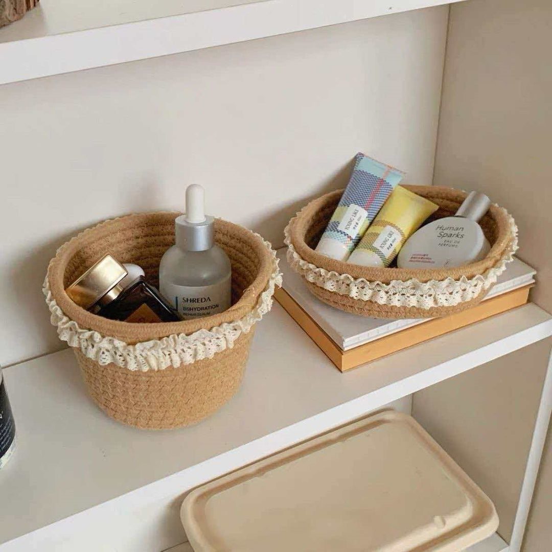 Handcrafted storage basket Kalsten