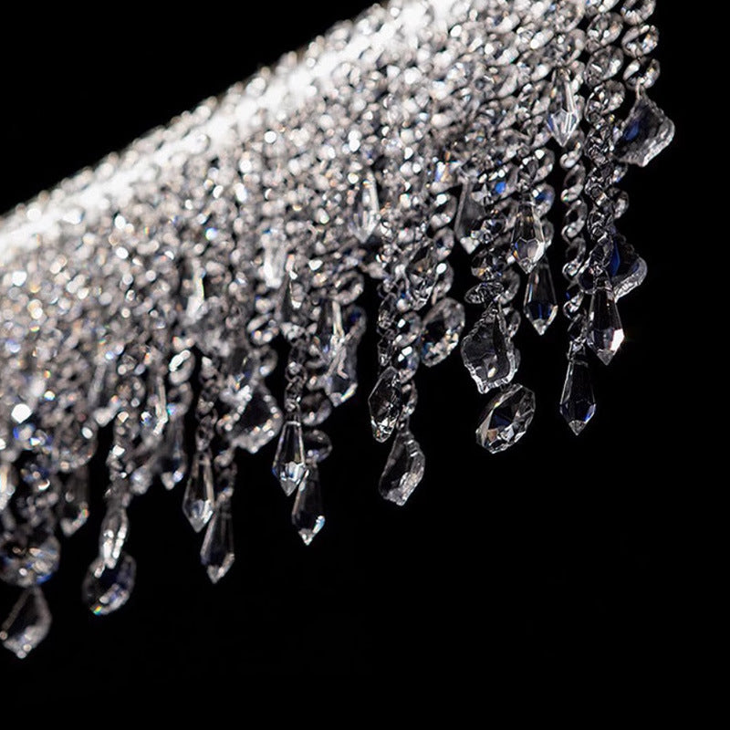 Contemporary Crystal Pendant Chandelier