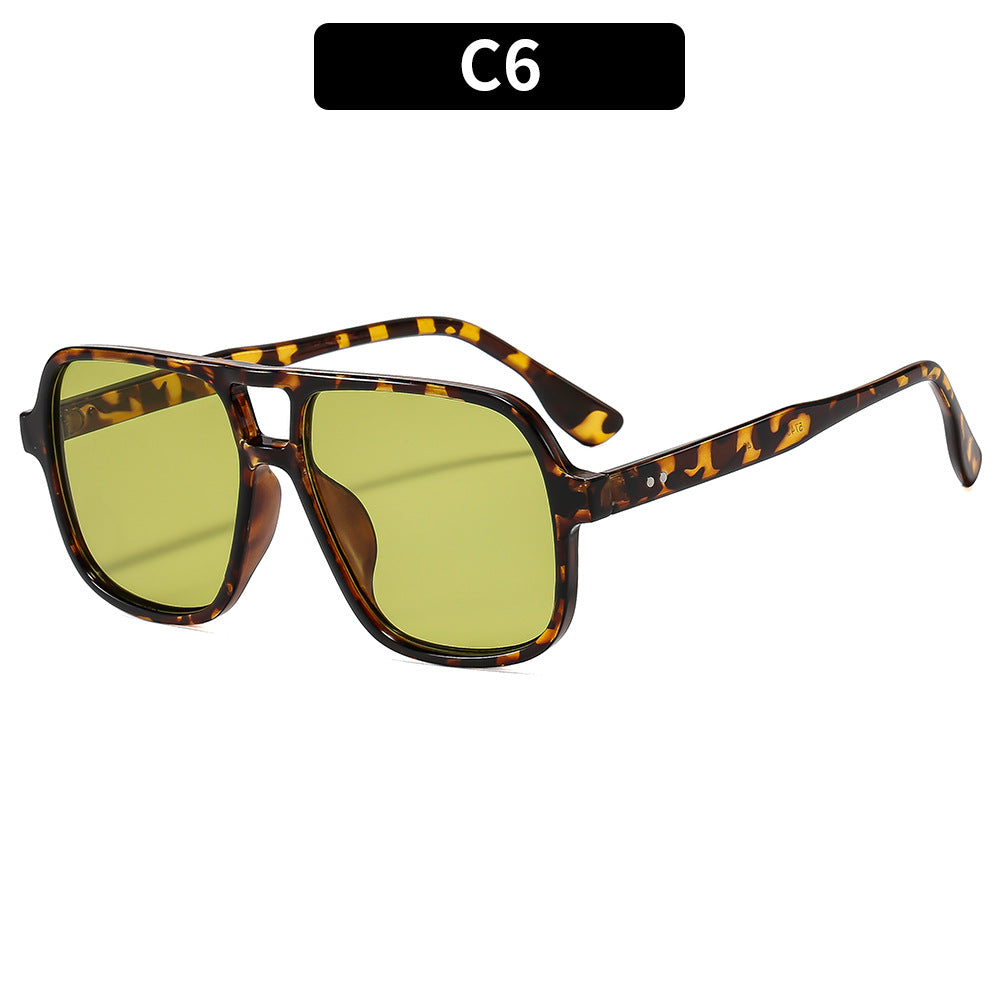 Square Frame Oversized Sunglasses
