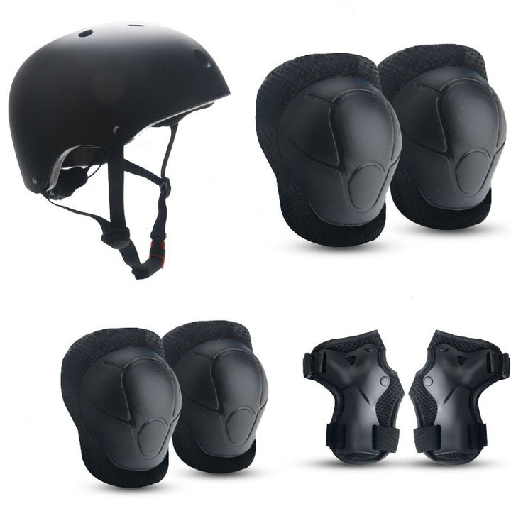 Children's Colorful Safety Helmet and Protective Gear Set Kalsten
