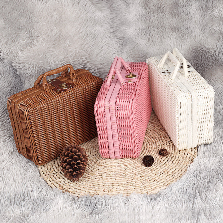 Chic Woven Storage Handbag Kalsten