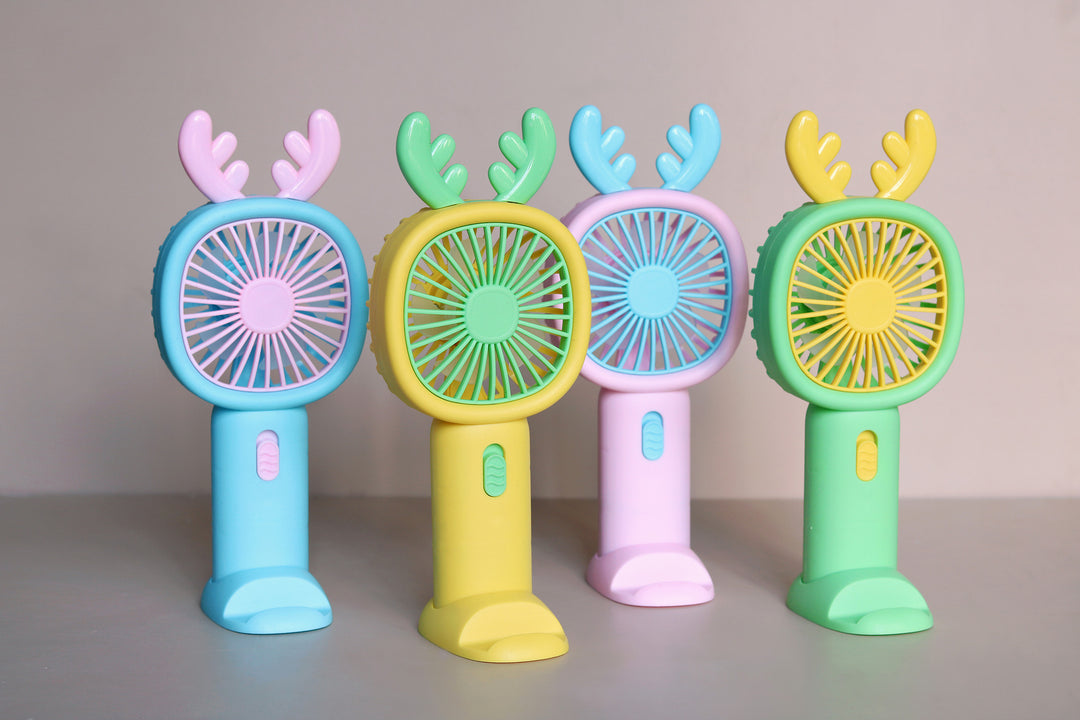 Unisex portable hand fan in playful animal design Kalsten