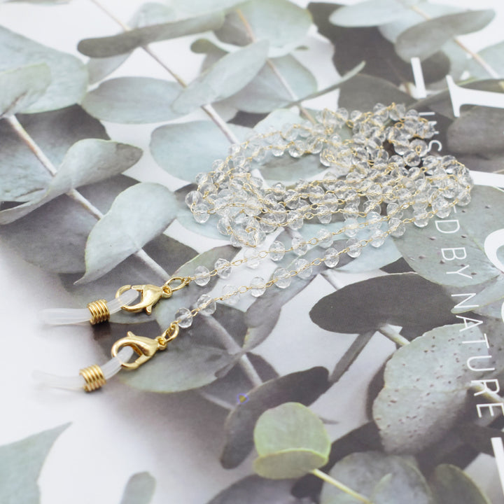Elegant Floral-Accented Eyewear Chain Kalsten
