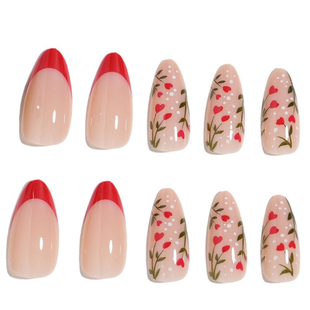 Decorative Floral Press-On Nails Kalsten