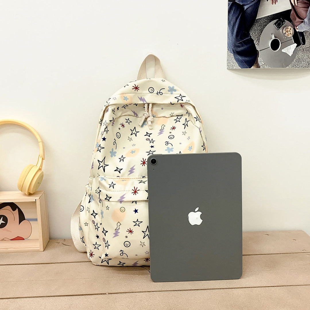 Stylish Patterned School Backpack Kalsten