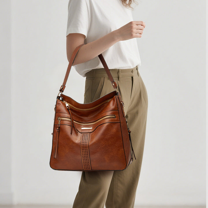 Chic Slouchy Leather Handbag