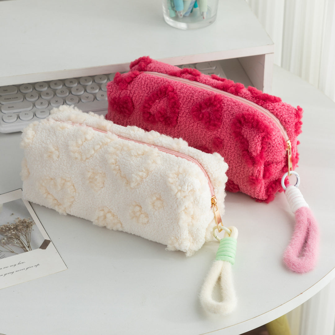 Plush Textured Pencil Case Kalsten