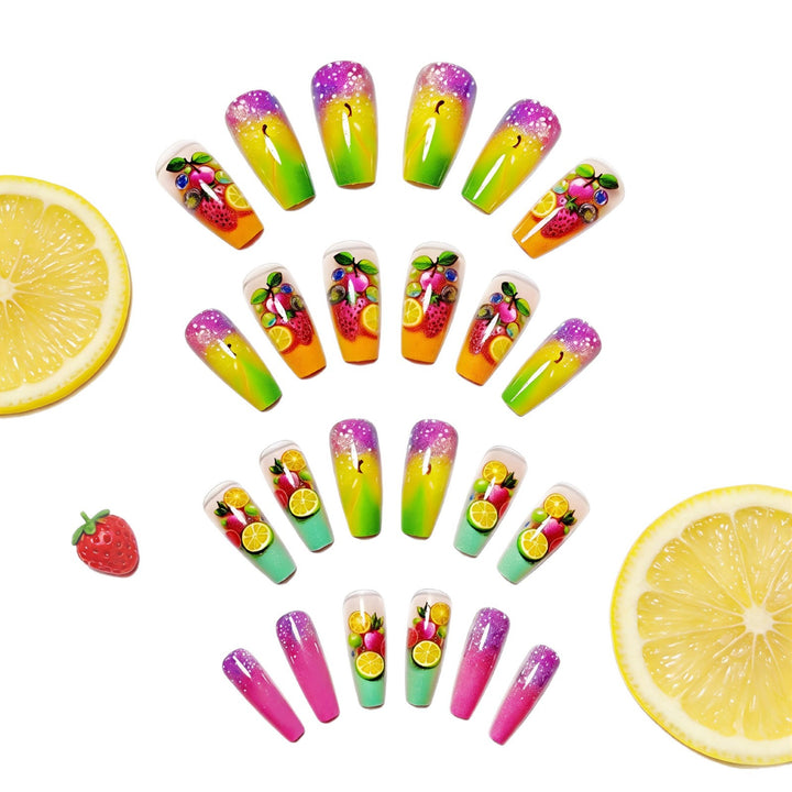 Fruit-Themed 3D Nail Art Kalsten