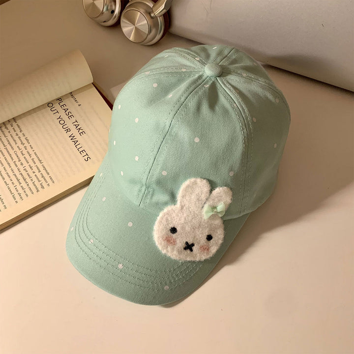 Fun Polka Dot Embroidered Baseball Cap