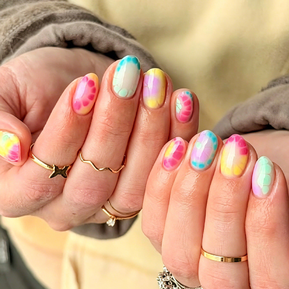 Artistic Watercolor Nail Art Kalsten