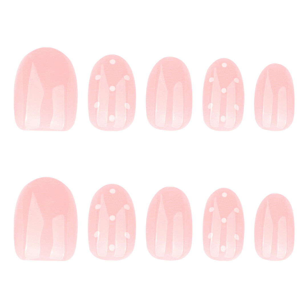 Artful Nail Art with Delicate Dot Design Kalsten