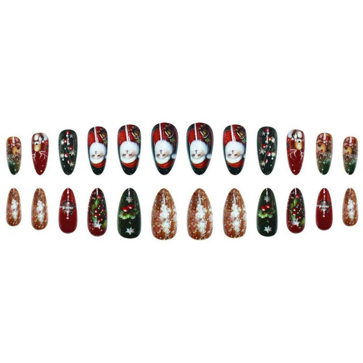 Holiday Themed Decorative Nail Art Kalsten