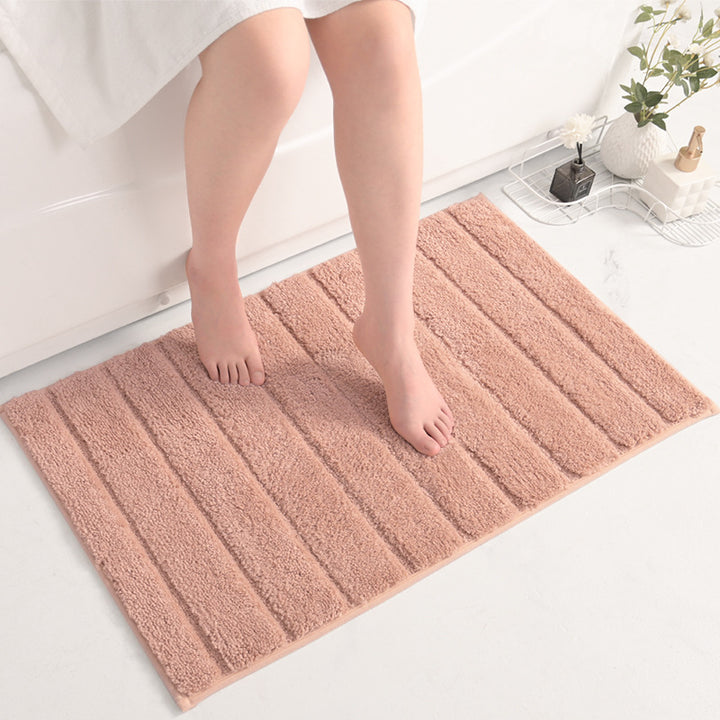 Plush Texture Bath Mat Kalsten