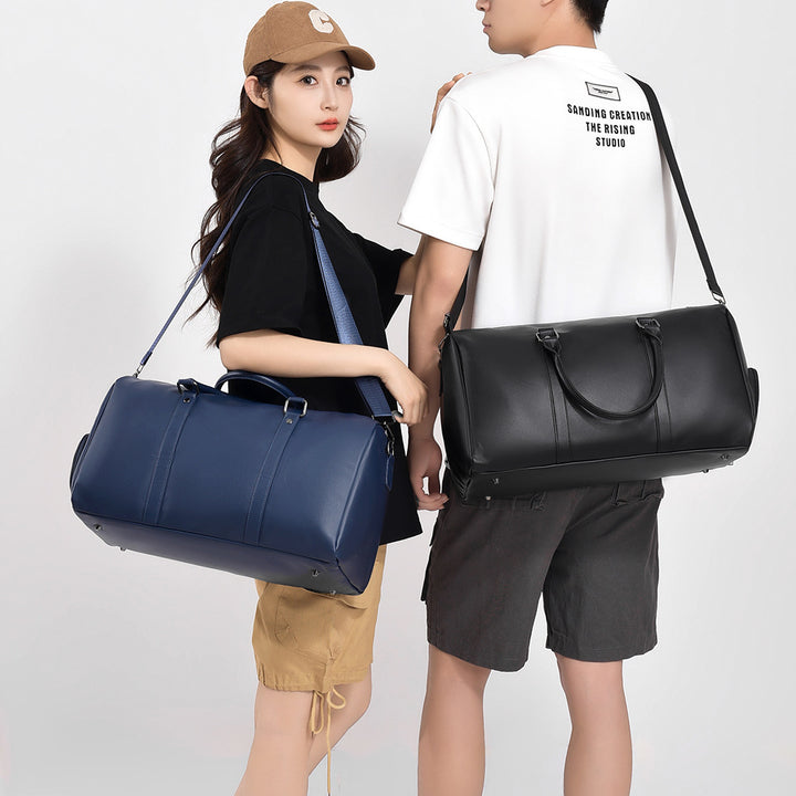 Premium Leather Travel Duffel Bag Kalsten