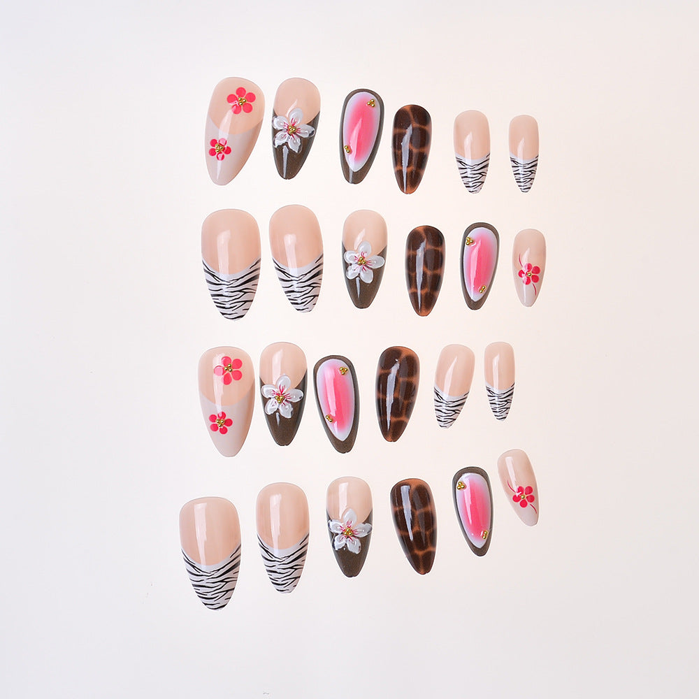 Decorative Floral Press-On Nail Set Kalsten 1787294384