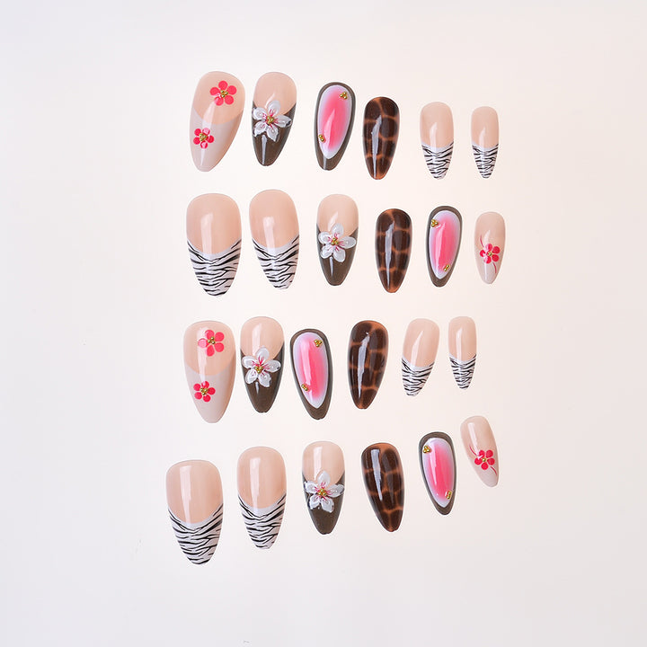 Decorative Floral Press-On Nail Set Kalsten 1787294384
